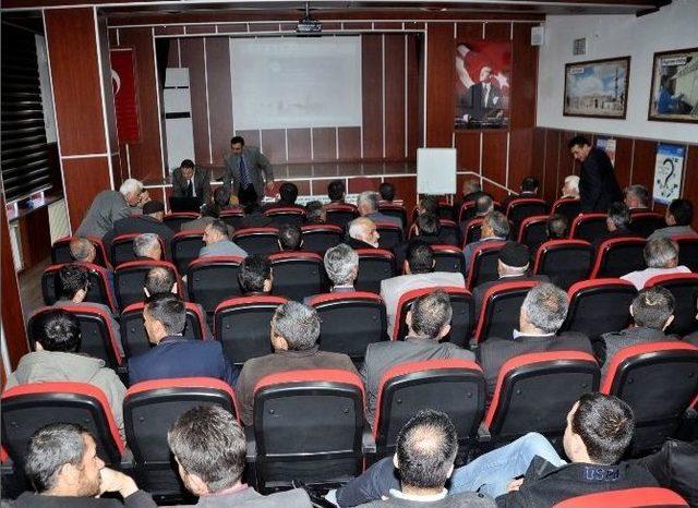 Muhtar Ve &Ccedil;ift&ccedil;ilere Tarsim Eğitimi 3