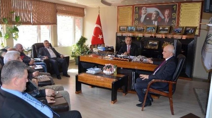 Aday Adayından Başkan Yaman&rsquo;a Ziyaret