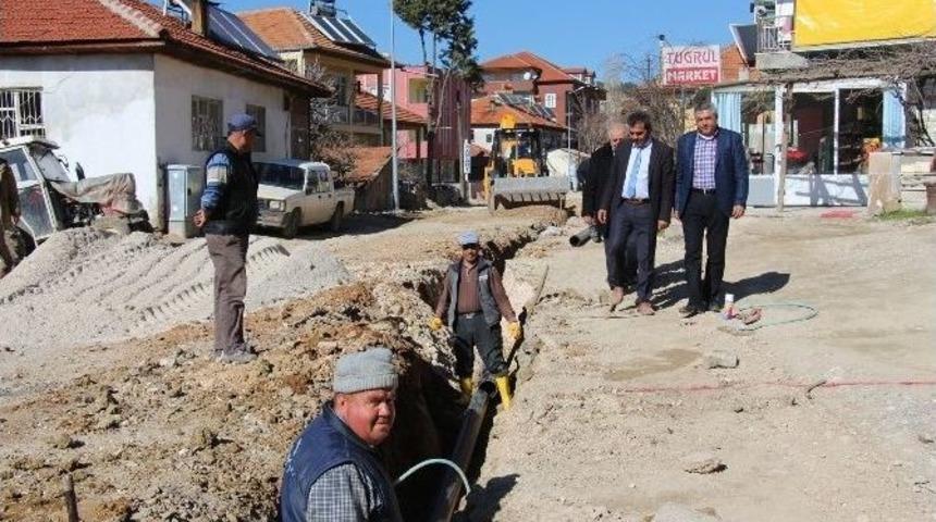 Bucak&rsquo;ta Altyapı &Ccedil;alışmaları