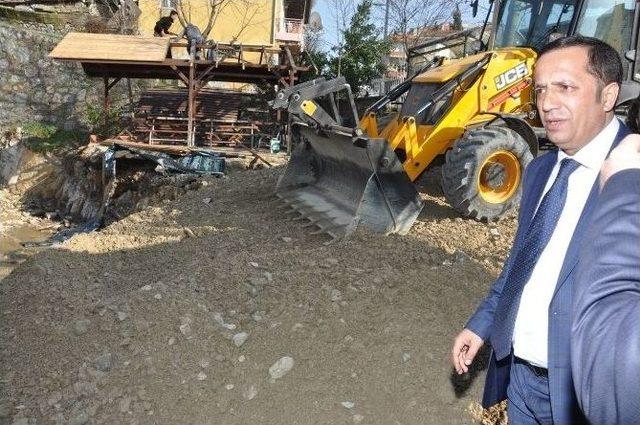 Başkan Toltar &Ccedil;alışmaları Yerinde İnceledi 1