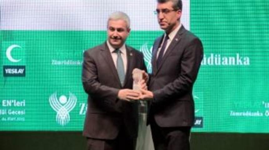 Yetiş, &lsquo;en Yeşilaycı Siyaset&ccedil;i&rsquo; &Ouml;d&uuml;l&uuml;n&uuml; Aldı