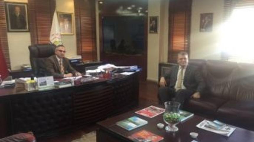 Aday Adayı Ulusoy Başkan Yılmazer&rsquo;i Ziyaret Etti