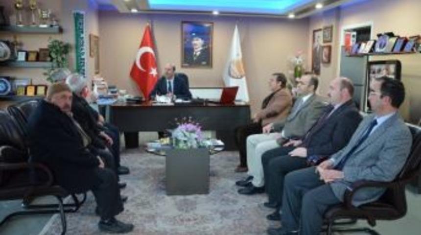 Şuhut Devlet Hastanesi Y&ouml;neticilerinden Başkan Bozkurt&rsquo;a Ziyaret