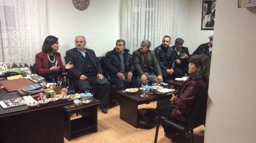 Chp Milletvekili Aday Adayı Usluer Hacı Bektaş Veli Derneği&rsquo;ni Ziyaret Etti