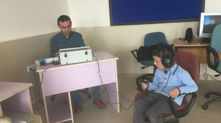 Bilecik&rsquo;te Minik &Ouml;ğrencilere İşitme Testi Uygulaması Başlatıldı