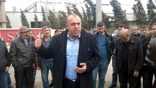 Erol Evcil in Işçilerinden Ücret Eylemi 1