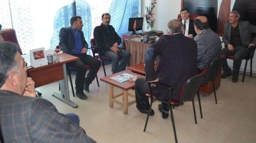 Ergin&rsquo;e Muhtarlardan Destek