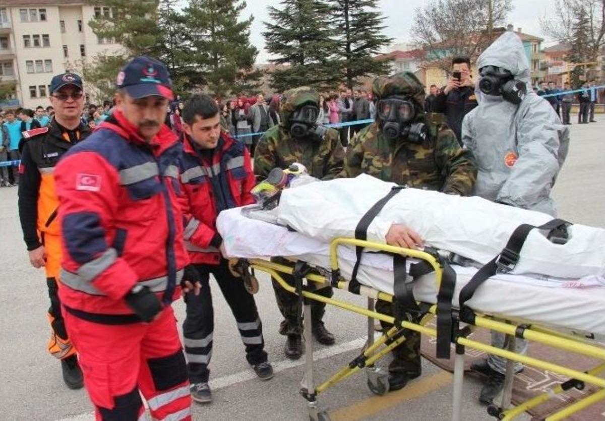 &Ccedil;ankırı&rsquo;da Ger&ccedil;eği Aratmayan Tatbikat