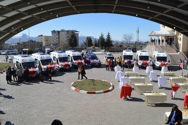 Şırnak’ta 8 Acil Yardım Ambulansı Hizmete Girdi