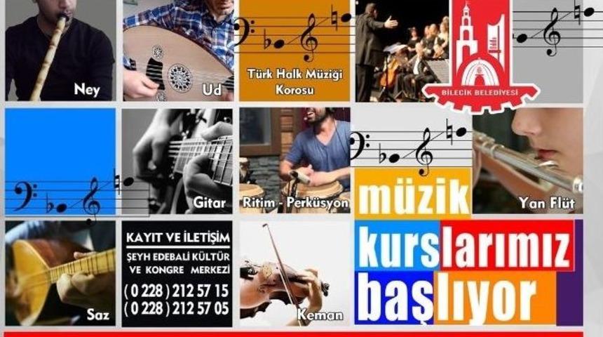 Bilecik Belediyesi&rsquo;nin M&uuml;zik Kursları 2. D&ouml;nem Eğitimleri Başladı