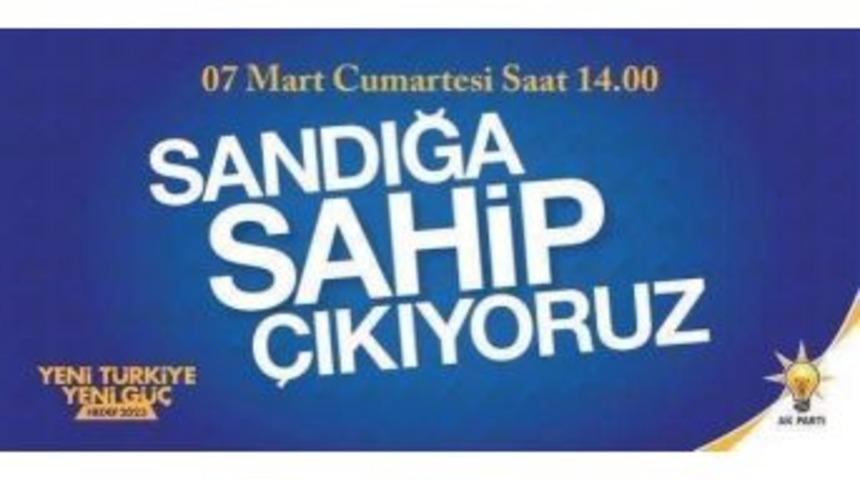 K&uuml;tahya Ak Parti&rsquo;de &rsquo;sandığa Sahip &Ccedil;ıkıyoruz&rsquo; Toplantısı