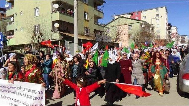 Kulp&rsquo;ta 8 Mart Y&uuml;r&uuml;y&uuml;ş&uuml; 1