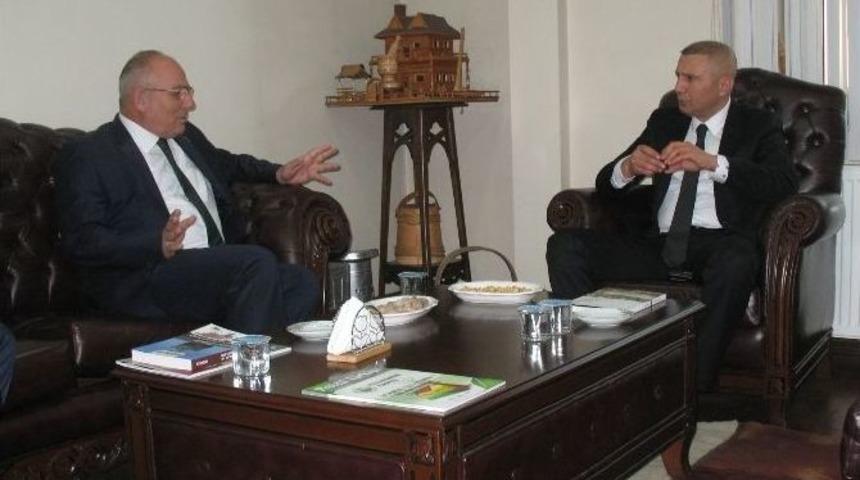 G&uuml;ner&rsquo;dan Tesob Başkanı Kara&rsquo;ya Ziyaret