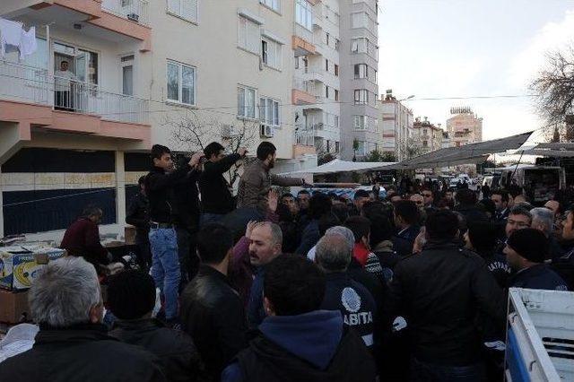 Sosyete Pazarında Zabıta-pazarcı Gerginliği