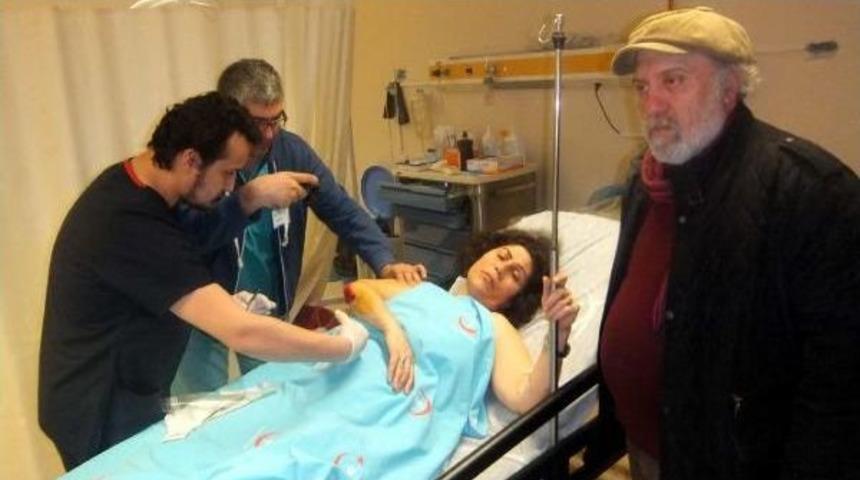 Sahilde K&ouml;pek Gezdiren Kadını Sokak K&ouml;peği Isırdı