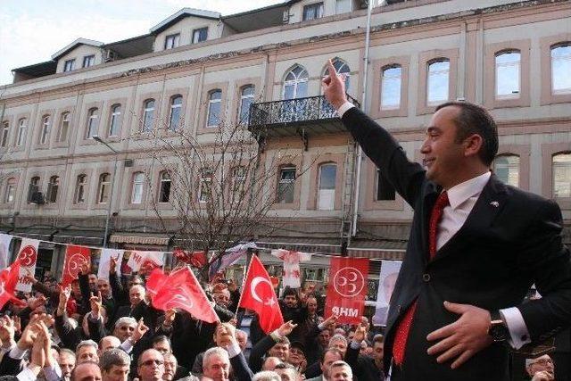 Mhp’li Yavuz Aydın’dan Miting Gibi Aday Adaylığı Açıklaması