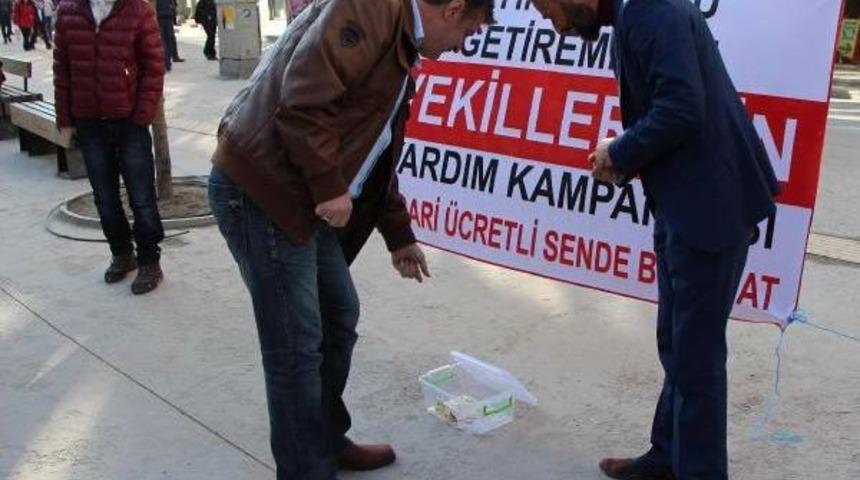 Bbp'li Aday Adayından Milletvekilleri I&ccedil;in Ilgin&ccedil; Eylem