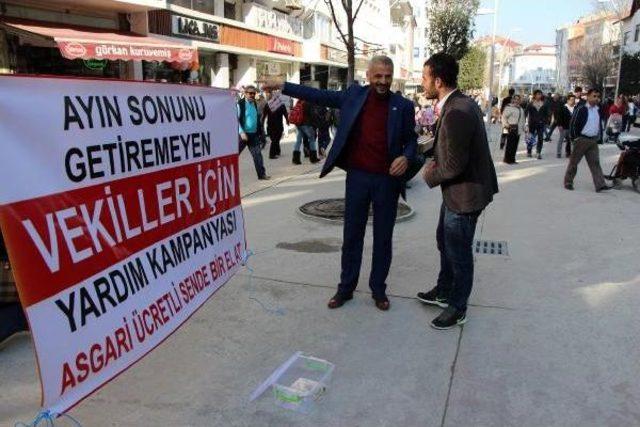 Bbp'li Aday Adayından Milletvekilleri Için Ilginç Eylem