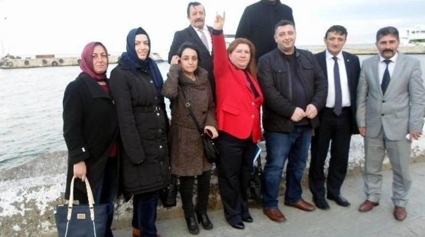 Mhp&rsquo;nin Kadın Milletvekili Adayı Hatice Deniz Mudanya&rsquo;da