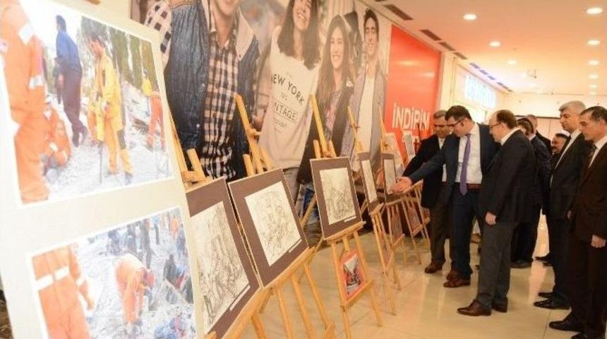 Afad&rsquo;tan Arama Kurtarma Ve Resim Sergisi