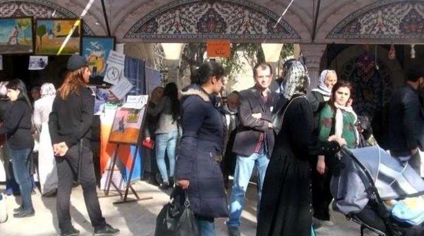 T&uuml;rk Ve Suriyeli Kadınlar H&uuml;nerlerini Sergiledi