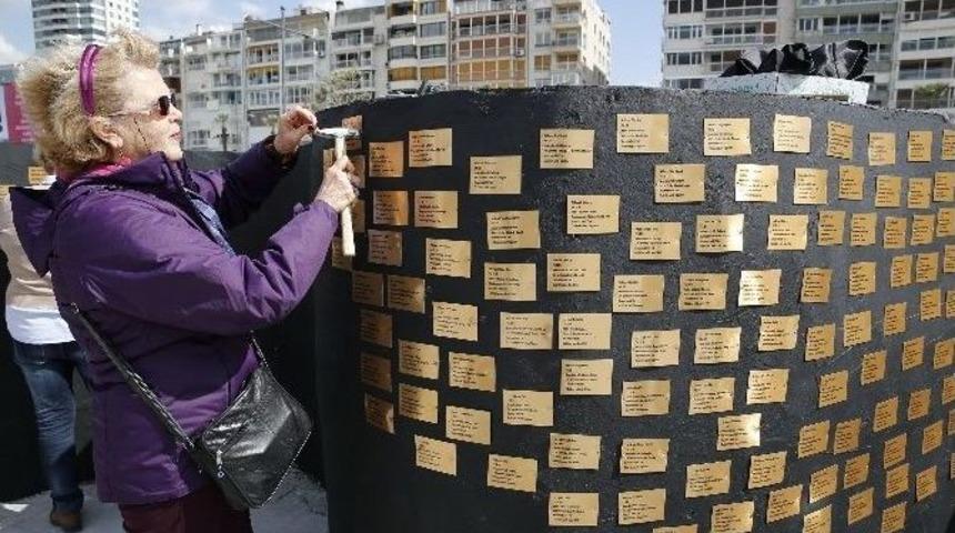 İzmir&rsquo;de Acıyı Temsil Eden &rsquo;utan&ccedil;&rsquo; Duvarı