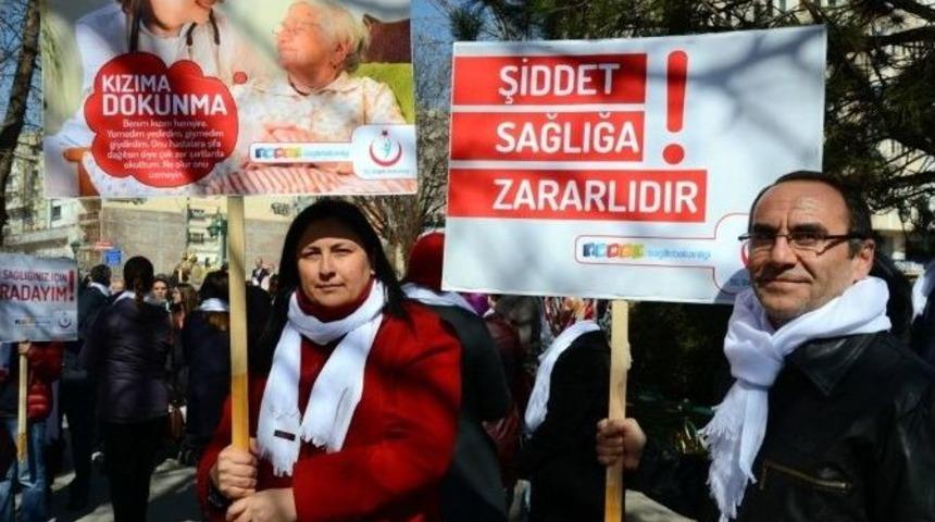 Eskişehir&rsquo;de "sağlık &Ccedil;alışanı Kadınlara Y&ouml;nelik Şiddetin &Ouml;nlenmesi" Y&uuml;r&uuml;y&uuml;ş&uuml;