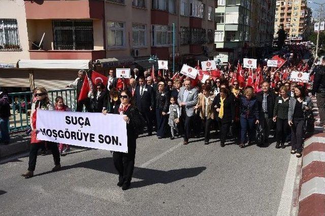 Binlerce Kadın Şiddeti Tarsus’ta Kınadı