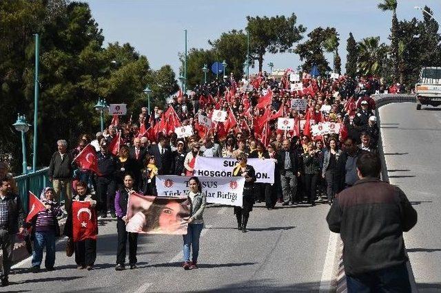 Binlerce Kadın Şiddeti Tarsus’ta Kınadı