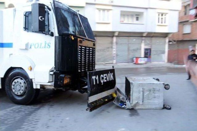 Gaziantep'te Yol Kapatan Gruba Müdahale