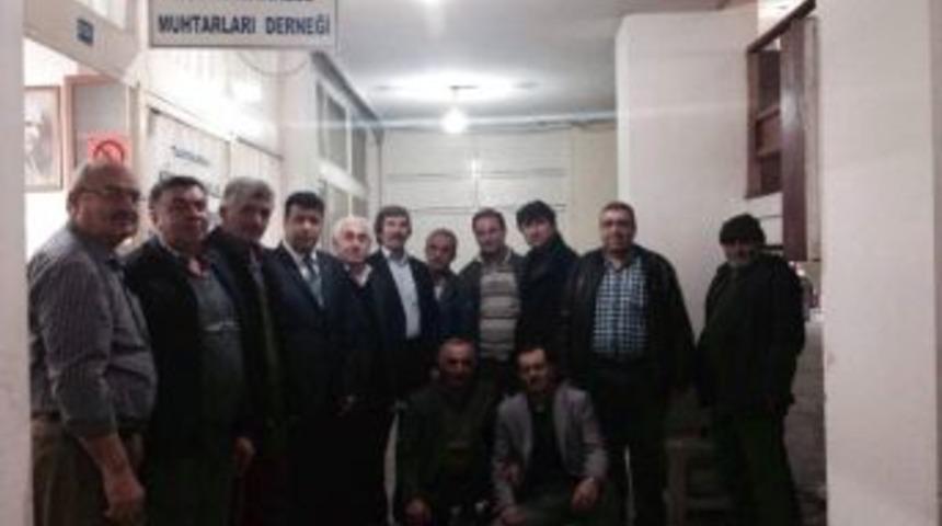 Aydın Kılı&ccedil;kan, Tavşanlı Muhtarlar Derneği&rsquo;ni Ziyaret Etti