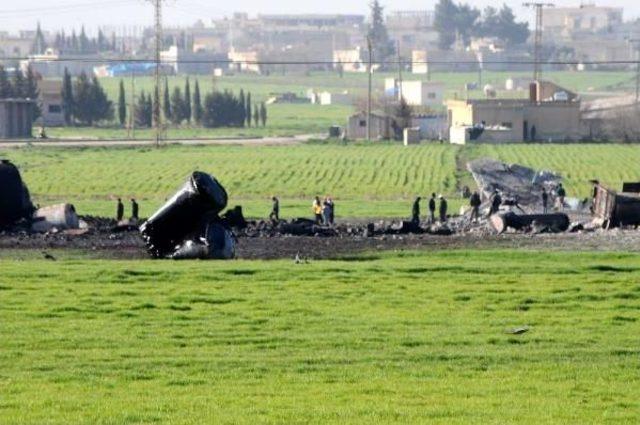 Bombardıman Sonra Işid'in Rafinerisi Kullanılamaz Hale Geldi