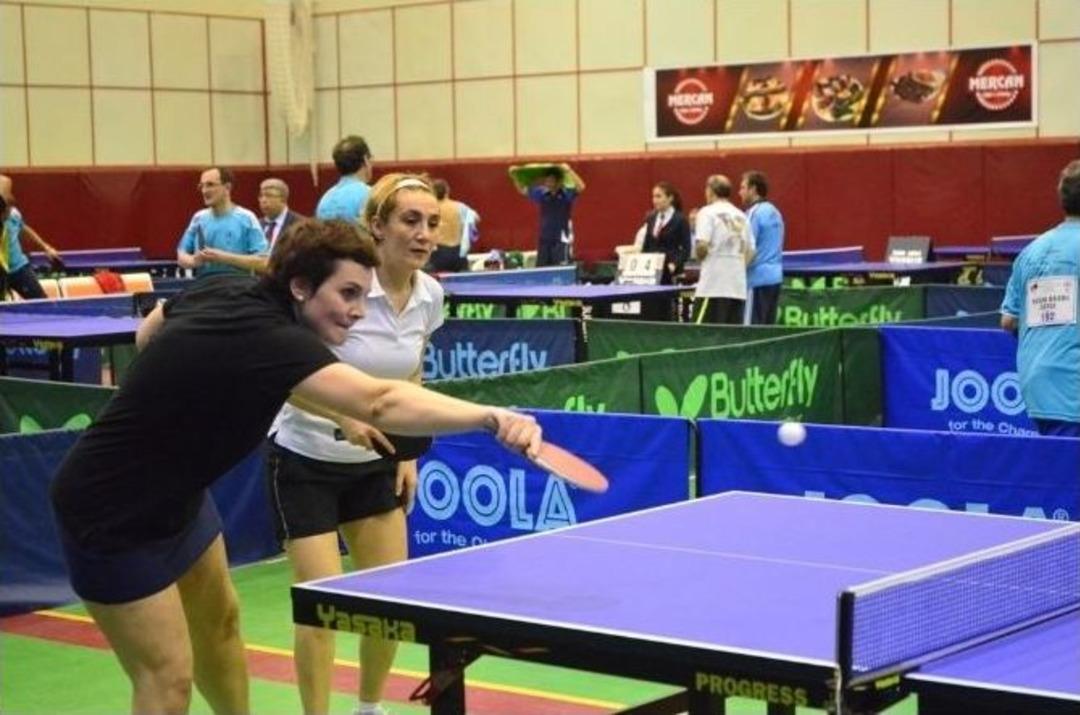 Veteranlar Masa Tenisi Şampiyonası Tamamlandı