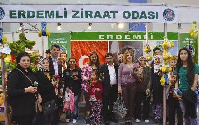 Erdemli Ziraat Odası Tarım Fuarına Bin Üyesiyle Katıldı