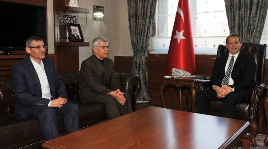Başkansolos Kasimi&rsquo;den Vali Taşyapan&rsquo;a Ziyaret