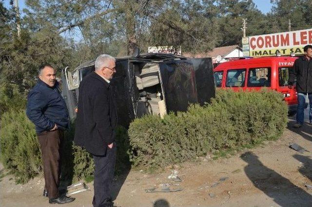 Osmancık’ta Trafik Kazası: 1 Yaralı