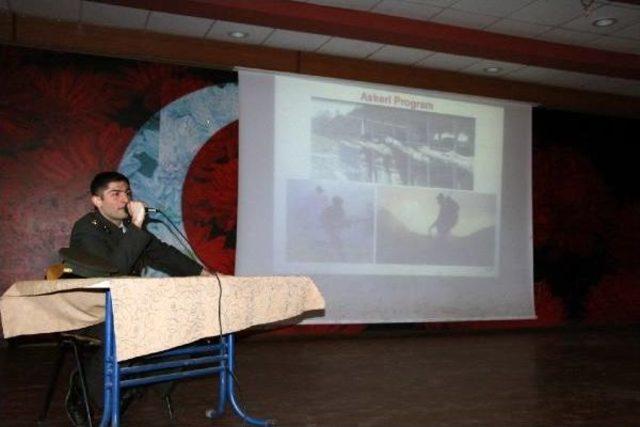 Silopi'de Ortaokul Öğrencilerine Askeri Lise Tanıtımı