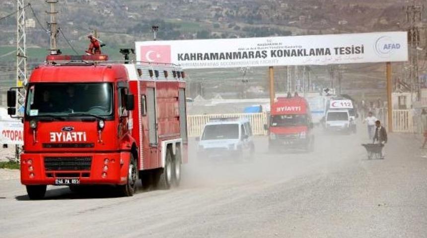 Kahramanmaraş &Ccedil;adır Kentinde Yangın