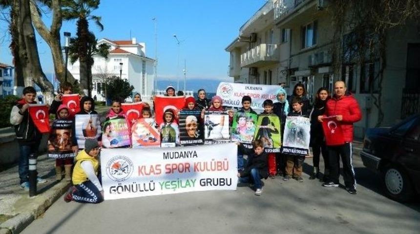 Minik Sporculardan &lsquo;uyuşturucuya Hayır&rsquo; Y&uuml;r&uuml;y&uuml;ş&uuml;