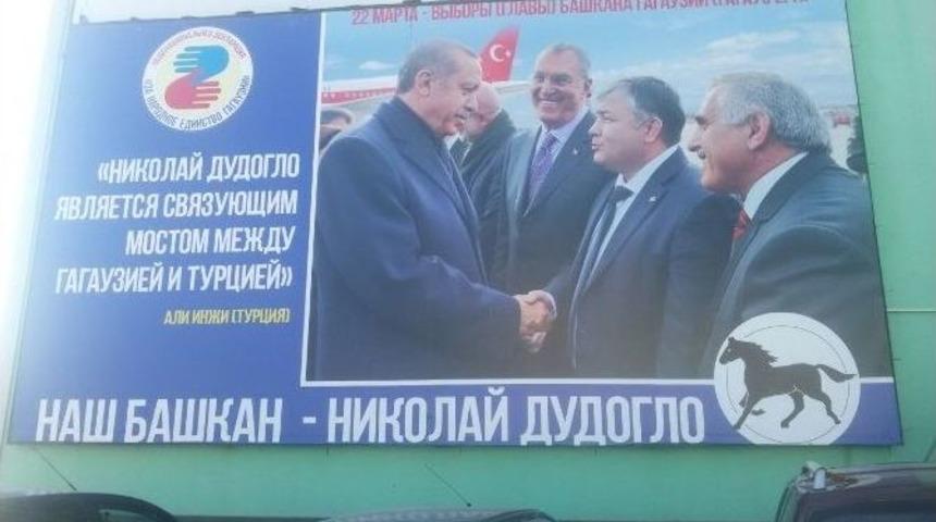 Gagavuzya&rsquo;nın Her Yerinde Erdoğan Ve Başkan İnci&rsquo;nin Fotoğrafları