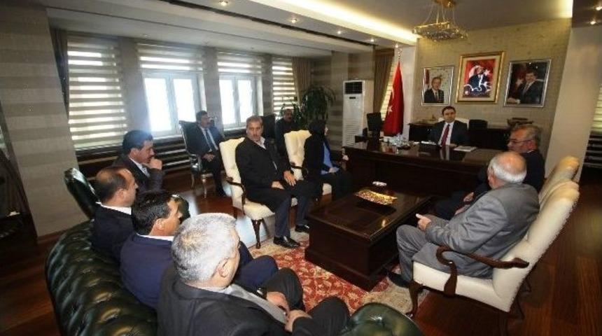 Dbp&rsquo;li Meclis &Uuml;yelerinden Vali Işın&rsquo;a Ziyaret