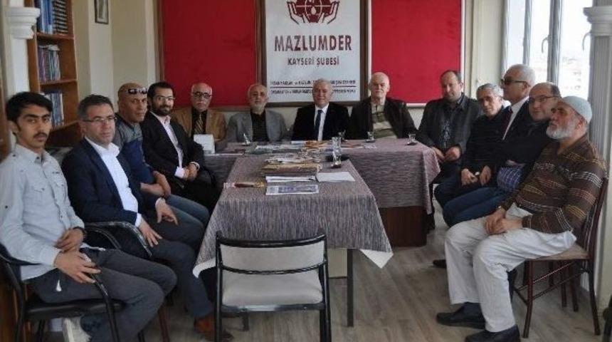 Ak Parti Milletvekili Aday Adayı &Uuml;nsal&rsquo;dan Mazlum-der&rsquo;e Ziyaret