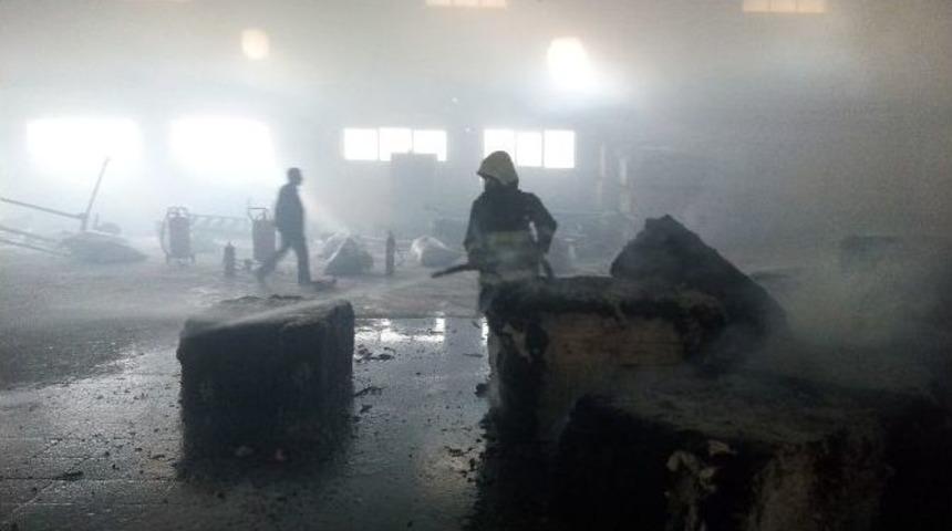 Tekstil Fabrikasında Yangın