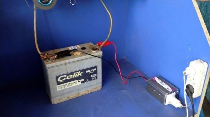 İş Yerinin &Ccedil;atısına Kurduğu R&uuml;zgar T&uuml;rbininden Elektrik &Uuml;retti