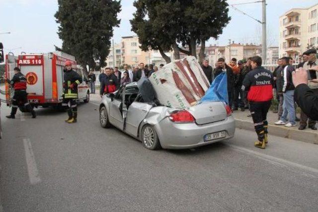 Akhisar'da Akıl Almaz Kaza