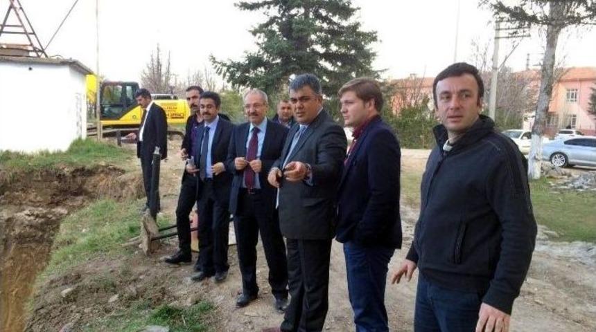 B&uuml;y&uuml;kkarakurt&rsquo;tan Başkan &Ouml;zg&uuml;ven&rsquo;e Ziyaret