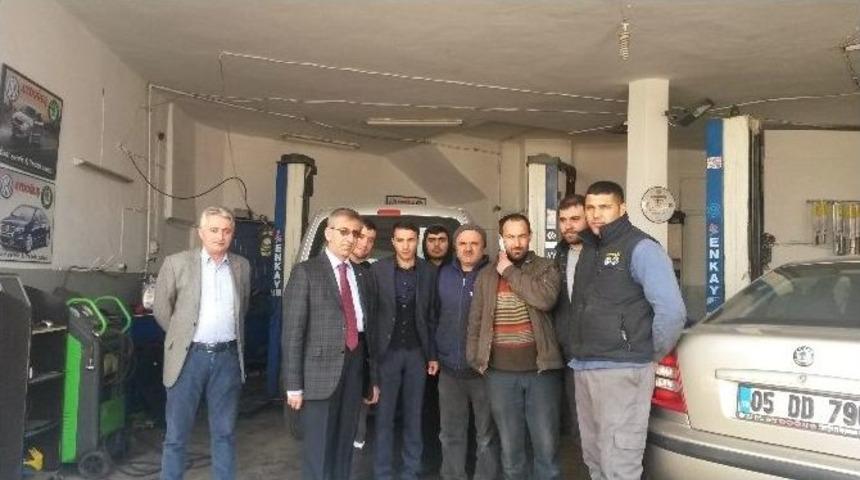 Bozkur&rsquo;tan &Ccedil;esob Ve Esnaflara Ziyaret