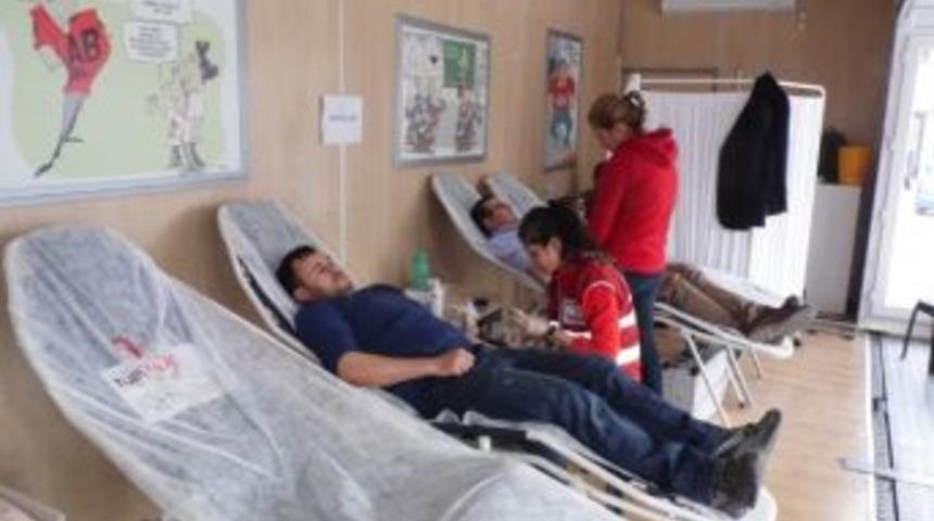 Korkuteli&rsquo;nde 42 &Uuml;nite Kan Bağışında Bulunuldu