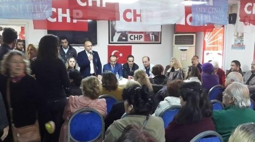 Chp&rsquo;de Aday Adayları Kuşadası&rsquo;nda Partililerin Karşısına &Ccedil;ıktı