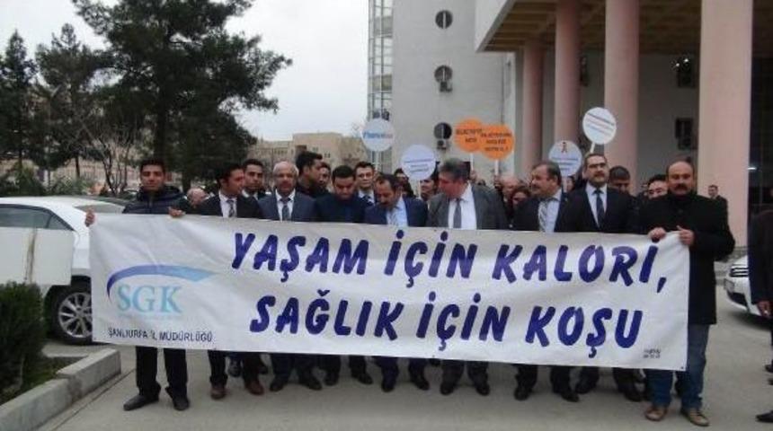 200 Kişinin Katıldığı 2 Kilometrelik Y&uuml;r&uuml;y&uuml;ş&uuml; 15 Kişi Tamamladı